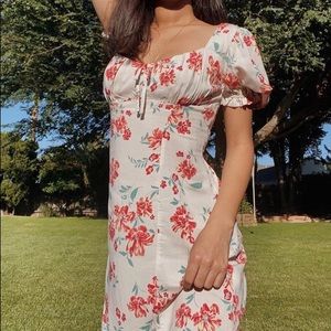 Floral midi dress